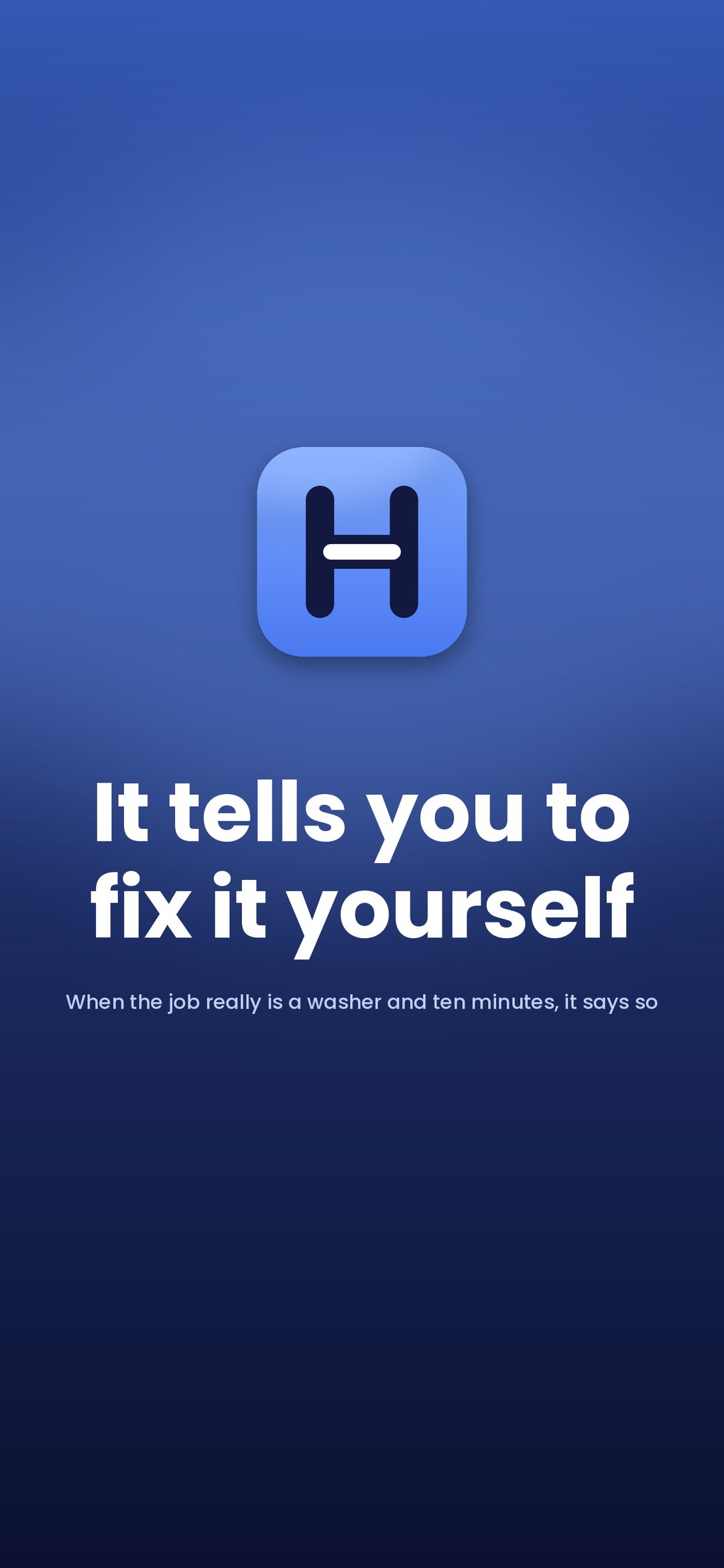 Handoro tells you when you can fix it yourself